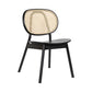 Contemporary Wood Dining Armless Chair Open Back Dining Side Chair for Home Use Black 1 Piece Clearhalo 'Dining Chairs' 'Dining Tables & Seating' 'dining_chair' 'furn' 'furn_dining_chair' 'Furniture' 'furniture_dining_chair' 'Kitchen & Dining Furniture' 4900854