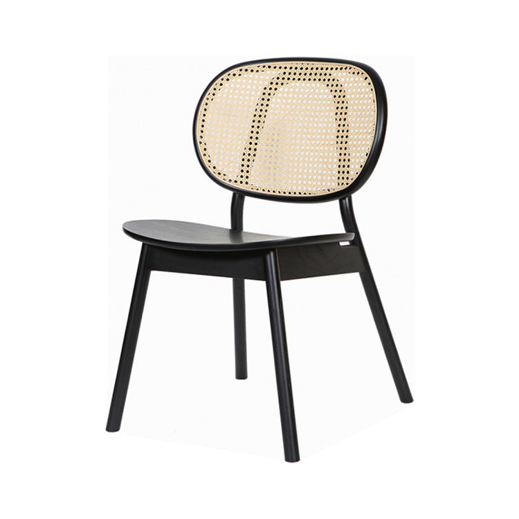 Contemporary Wood Dining Armless Chair Open Back Dining Side Chair for Home Use Clearhalo 'Dining Chairs' 'Dining Tables & Seating' 'dining_chair' 'furn' 'furn_dining_chair' 'Furniture' 'furniture_dining_chair' 'Kitchen & Dining Furniture' 4900861