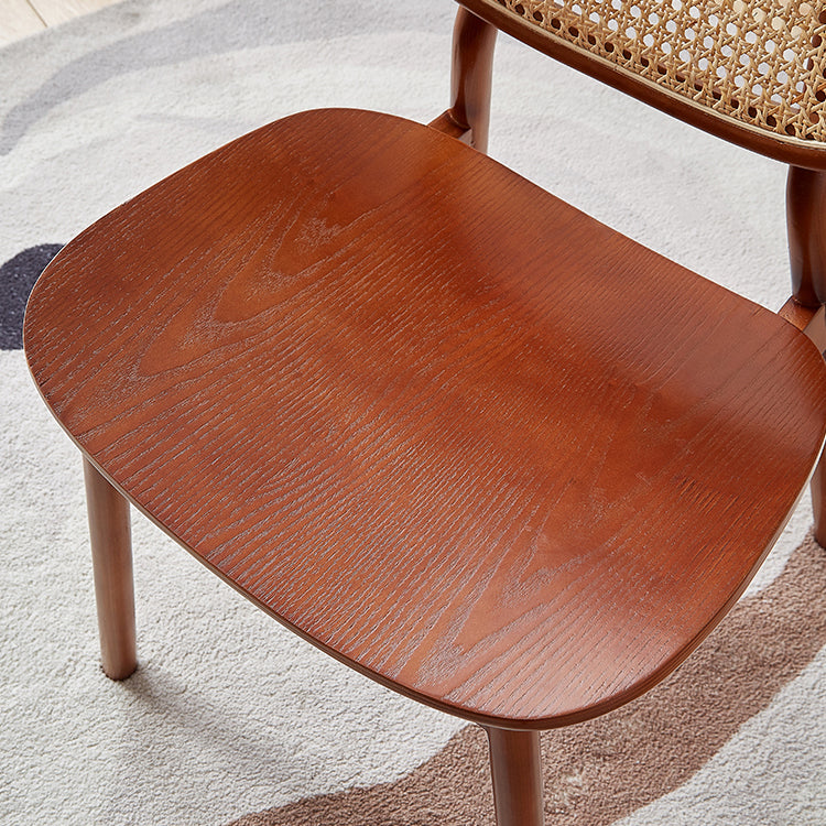 Contemporary Wood Dining Armless Chair Open Back Dining Side Chair for Home Use Clearhalo 'Dining Chairs' 'Dining Tables & Seating' 'dining_chair' 'furn' 'furn_dining_chair' 'Furniture' 'furniture_dining_chair' 'Kitchen & Dining Furniture' 4900864