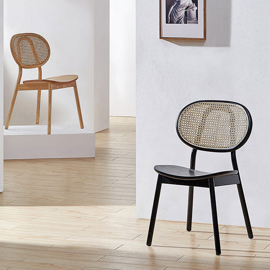 Contemporary Wood Dining Armless Chair Open Back Dining Side Chair for Home Use Clearhalo 'Dining Chairs' 'Dining Tables & Seating' 'dining_chair' 'furn' 'furn_dining_chair' 'Furniture' 'furniture_dining_chair' 'Kitchen & Dining Furniture' 4900874