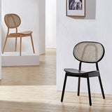 Contemporary Wood Dining Armless Chair Open Back Dining Side Chair for Home Use Clearhalo 'Dining Chairs' 'Dining Tables & Seating' 'dining_chair' 'furn' 'furn_dining_chair' 'Furniture' 'furniture_dining_chair' 'Kitchen & Dining Furniture' 4900874