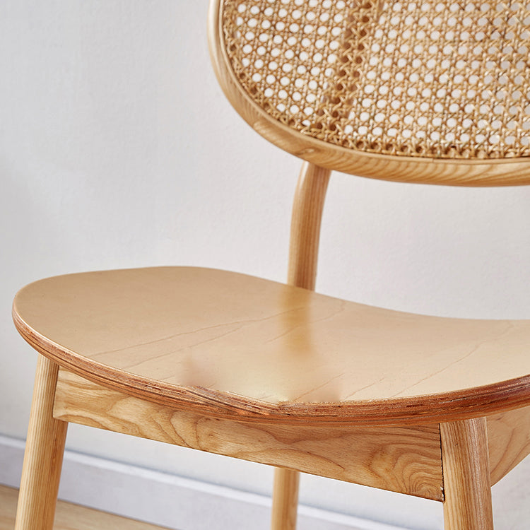 Modern Wood Dining Chair Open Back Dining Side Chair for Home Use Clearhalo 'Dining Chairs' 'Dining Tables & Seating' 'dining_chair' 'furn' 'furn_dining_chair' 'Furniture' 'furniture_dining_chair' 'Kitchen & Dining Furniture' 4900892