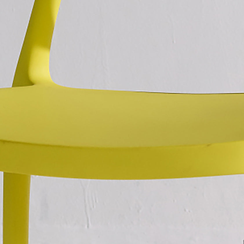 Minimalist Plastic Dining Armless Chair Open Back Dining Side Chair Clearhalo 'Dining Chairs' 'Dining Tables & Seating' 'dining_chair' 'furn' 'furn_dining_chair' 'Furniture' 'furniture_dining_chair' 'Kitchen & Dining Furniture' 4900913