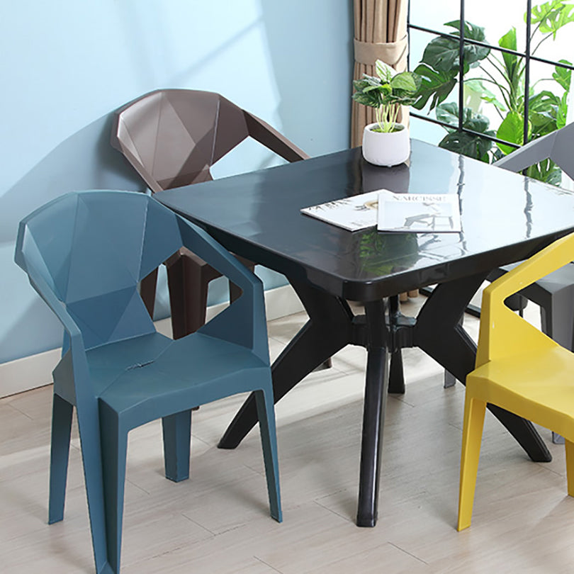Modern Style Chair Dining Arm Chairs for Kitchen with Plastic Legs Clearhalo 'Dining Chairs' 'Dining Tables & Seating' 'dining_chair' 'furn' 'furn_dining_chair' 'Furniture' 'furniture_dining_chair' 'Kitchen & Dining Furniture' 4900929