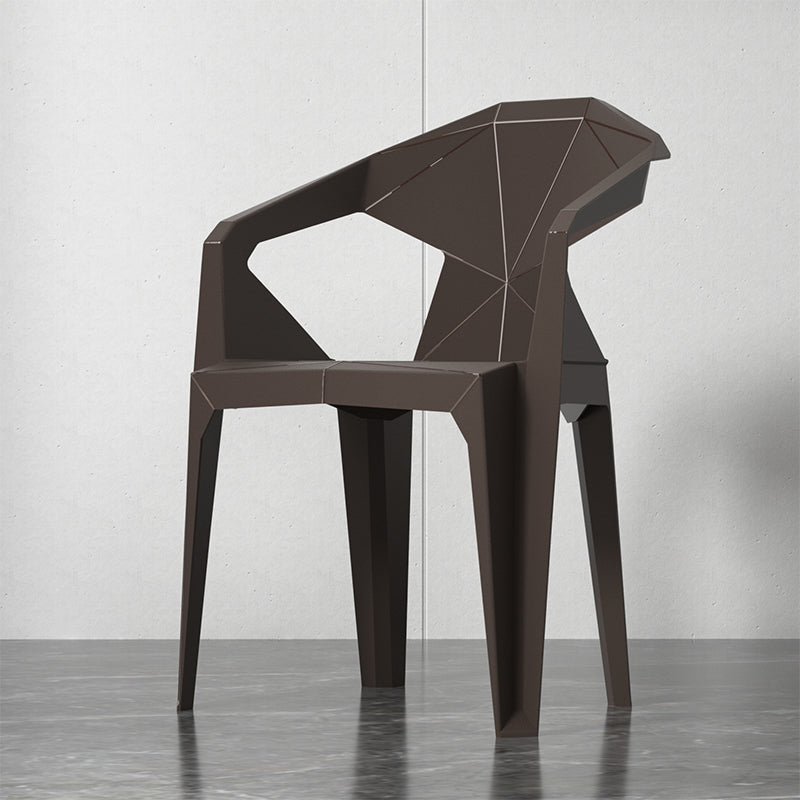 Modern Style Chair Dining Arm Chairs for Kitchen with Plastic Legs Clearhalo 'Dining Chairs' 'Dining Tables & Seating' 'dining_chair' 'furn' 'furn_dining_chair' 'Furniture' 'furniture_dining_chair' 'Kitchen & Dining Furniture' 4900939