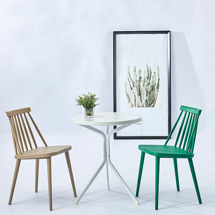 Scandinavian Slat Back Side Chair for Home Plastic Dining Armless Chair Clearhalo 'Dining Chairs' 'Dining Tables & Seating' 'dining_chair' 'furn' 'furn_dining_chair' 'Furniture' 'furniture_dining_chair' 'Kitchen & Dining Furniture' 4900951