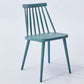 Scandinavian Slat Back Side Chair for Home Plastic Dining Armless Chair Blue 1 Piece Clearhalo 'Dining Chairs' 'Dining Tables & Seating' 'dining_chair' 'furn' 'furn_dining_chair' 'Furniture' 'furniture_dining_chair' 'Kitchen & Dining Furniture' 4900975