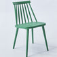 Scandinavian Slat Back Side Chair for Home Plastic Dining Armless Chair Green 1 Piece Clearhalo 'Dining Chairs' 'Dining Tables & Seating' 'dining_chair' 'furn' 'furn_dining_chair' 'Furniture' 'furniture_dining_chair' 'Kitchen & Dining Furniture' 4900982