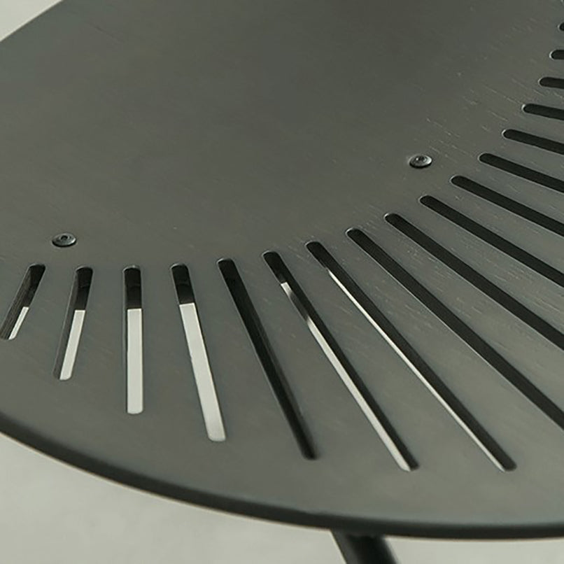 Contemporary Metal Dining Chair Armless Windsor Back Side Chair for Home Use Clearhalo 'Dining Chairs' 'Dining Tables & Seating' 'dining_chair' 'furn' 'furn_dining_chair' 'Furniture' 'furniture_dining_chair' 'Kitchen & Dining Furniture' 4901000