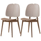Scandinavian Armless Open Back Dining Side Chairs Plastic Dining Chair Grey 2 Piece Set Clearhalo 'Dining Chairs' 'Dining Tables & Seating' 'dining_chair' 'furn' 'furn_dining_chair' 'Furniture' 'furniture_dining_chair' 'Kitchen & Dining Furniture' 4901036