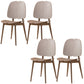 Scandinavian Armless Open Back Dining Side Chairs Plastic Dining Chair Grey 4 Piece Set Clearhalo 'Dining Chairs' 'Dining Tables & Seating' 'dining_chair' 'furn' 'furn_dining_chair' 'Furniture' 'furniture_dining_chair' 'Kitchen & Dining Furniture' 4901039