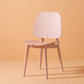 Scandinavian Armless Open Back Dining Side Chairs Plastic Dining Chair Pink 1 Piece Clearhalo 'Dining Chairs' 'Dining Tables & Seating' 'dining_chair' 'furn' 'furn_dining_chair' 'Furniture' 'furniture_dining_chair' 'Kitchen & Dining Furniture' 4901053