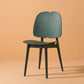 Scandinavian Armless Open Back Dining Side Chairs Plastic Dining Chair Blackish Green 1 Piece Clearhalo 'Dining Chairs' 'Dining Tables & Seating' 'dining_chair' 'furn' 'furn_dining_chair' 'Furniture' 'furniture_dining_chair' 'Kitchen & Dining Furniture' 4901055