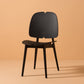 Scandinavian Armless Open Back Dining Side Chairs Plastic Dining Chair Black 1 Piece Clearhalo 'Dining Chairs' 'Dining Tables & Seating' 'dining_chair' 'furn' 'furn_dining_chair' 'Furniture' 'furniture_dining_chair' 'Kitchen & Dining Furniture' 4901056