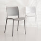 Nordic Chair Dining Armless Chair for Kitchen with Plastic Legs Clearhalo 'Dining Chairs' 'Dining Tables & Seating' 'dining_chair' 'furn' 'furn_dining_chair' 'Furniture' 'furniture_dining_chair' 'Kitchen & Dining Furniture' 4901063
