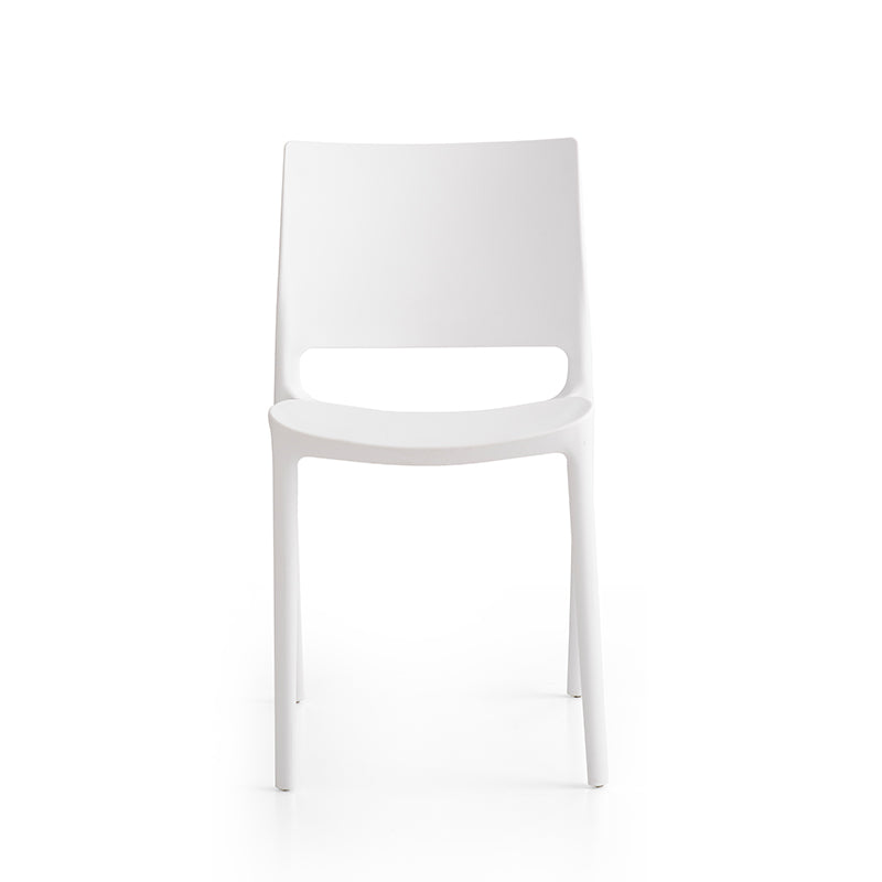 Nordic Chair Dining Armless Chair for Kitchen with Plastic Legs Clearhalo 'Dining Chairs' 'Dining Tables & Seating' 'dining_chair' 'furn' 'furn_dining_chair' 'Furniture' 'furniture_dining_chair' 'Kitchen & Dining Furniture' 4901069