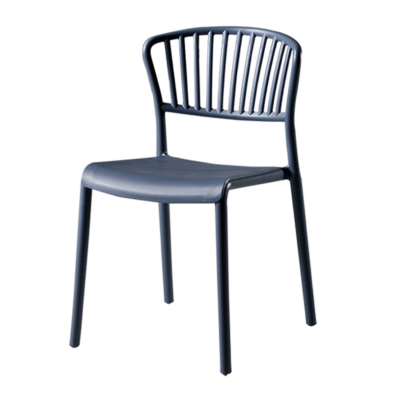 Scandinavian Plastic Dining Armless Chair Open Back Side Chairs Clearhalo 'Dining Chairs' 'Dining Tables & Seating' 'dining_chair' 'furn' 'furn_dining_chair' 'Furniture' 'furniture_dining_chair' 'Kitchen & Dining Furniture' 4901084