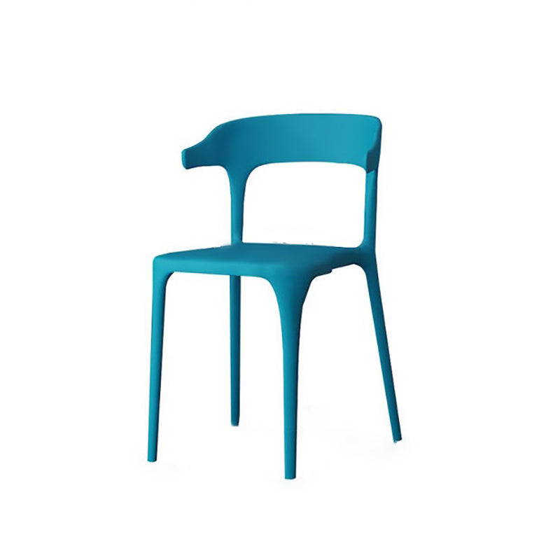 Contemporary Chair Dining Armless Chair for Kitchen with Plastic Legs Clearhalo 'Dining Chairs' 'Dining Tables & Seating' 'dining_chair' 'furn' 'furn_dining_chair' 'Furniture' 'furniture_dining_chair' 'Kitchen & Dining Furniture' 4901134
