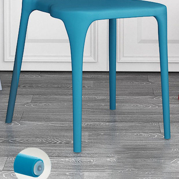 Contemporary Chair Dining Armless Chair for Kitchen with Plastic Legs Clearhalo 'Dining Chairs' 'Dining Tables & Seating' 'dining_chair' 'furn' 'furn_dining_chair' 'Furniture' 'furniture_dining_chair' 'Kitchen & Dining Furniture' 4901138