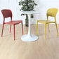 Minimalist Style Plastic Stacking Dining Chair Open Back Dining Side Chair Clearhalo 'Dining Chairs' 'Dining Tables & Seating' 'dining_chair' 'furn' 'furn_dining_chair' 'Furniture' 'furniture_dining_chair' 'Kitchen & Dining Furniture' 4901215