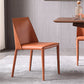 Minimalist Armless Solid Back Chair for Home Use Leather Dining Side Chair Clearhalo 'Dining Chairs' 'Dining Tables & Seating' 'dining_chair' 'furn' 'furn_dining_chair' 'Furniture' 'furniture_dining_chair' 'Kitchen & Dining Furniture' 4901252