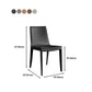 Contemporary Leather Dining Chair Metal Dining Armless Chair Clearhalo 'Dining Chairs' 'Dining Tables & Seating' 'dining_chair' 'furn' 'furn_dining_chair' 'Furniture' 'furniture_dining_chair' 'Kitchen & Dining Furniture' 4901318