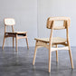 Minimalist Wood Side Dining Chairs Open Back Side Chairs for Home Clearhalo 'Dining Chairs' 'Dining Tables & Seating' 'dining_chair' 'furn' 'furn_dining_chair' 'Furniture' 'furniture_dining_chair' 'Kitchen & Dining Furniture' 4901324