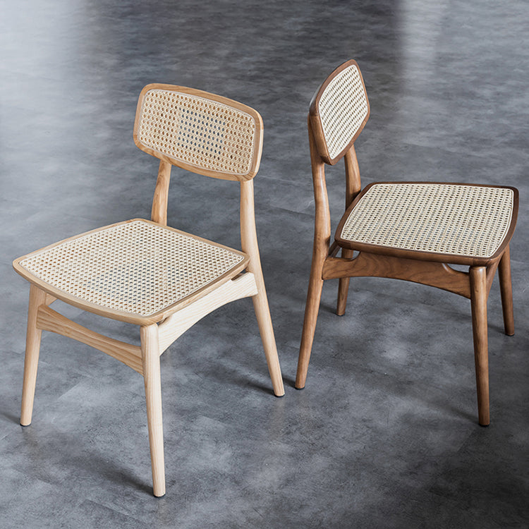 Minimalist Wood Side Dining Chairs Open Back Side Chairs for Home Clearhalo 'Dining Chairs' 'Dining Tables & Seating' 'dining_chair' 'furn' 'furn_dining_chair' 'Furniture' 'furniture_dining_chair' 'Kitchen & Dining Furniture' 4901341