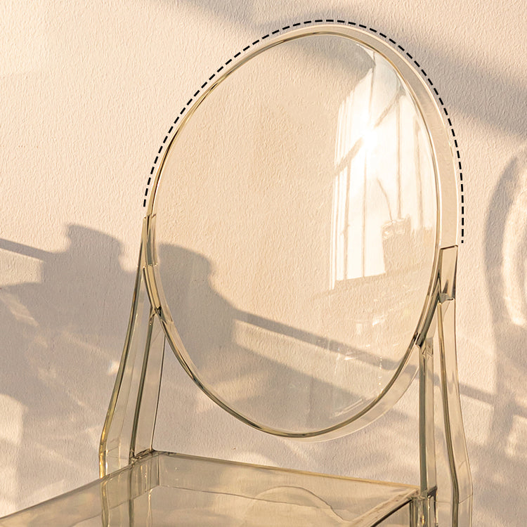 Scandinavian Stackable Plastic Side Chairs Open Back Side Chair Clearhalo 'Dining Chairs' 'Dining Tables & Seating' 'dining_chair' 'furn' 'furn_dining_chair' 'Furniture' 'furniture_dining_chair' 'Kitchen & Dining Furniture' 4901358