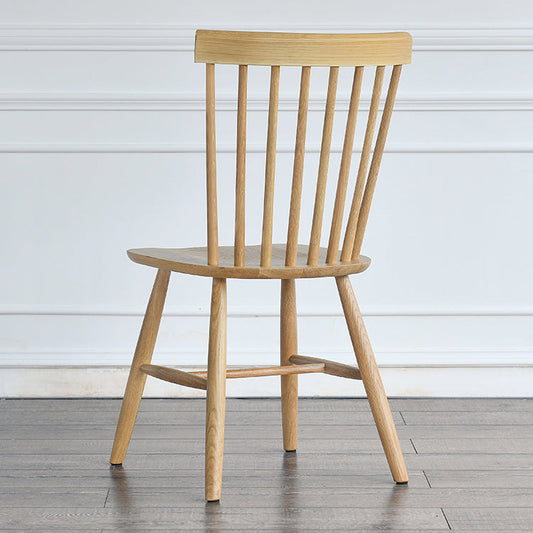 Minimalist Wood Side Dining Chairs Windsor Back Side Chair for Home Clearhalo 'Dining Chairs' 'Dining Tables & Seating' 'dining_chair' 'furn' 'furn_dining_chair' 'Furniture' 'furniture_dining_chair' 'Kitchen & Dining Furniture' 4901368