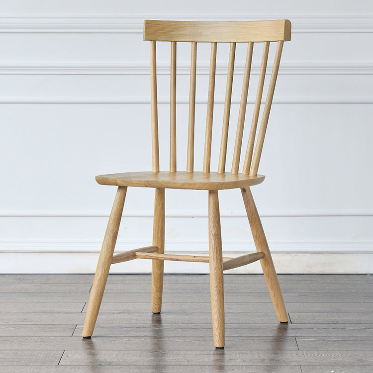 Minimalist Wood Side Dining Chairs Windsor Back Side Chair for Home Wood 1 Piece Clearhalo 'Dining Chairs' 'Dining Tables & Seating' 'dining_chair' 'furn' 'furn_dining_chair' 'Furniture' 'furniture_dining_chair' 'Kitchen & Dining Furniture' 4901372