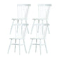 Minimalist Wood Side Dining Chairs Windsor Back Side Chair for Home White 4 Piece Set Clearhalo 'Dining Chairs' 'Dining Tables & Seating' 'dining_chair' 'furn' 'furn_dining_chair' 'Furniture' 'furniture_dining_chair' 'Kitchen & Dining Furniture' 4901373