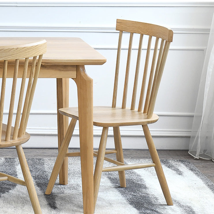 Minimalist Wood Side Dining Chairs Windsor Back Side Chair for Home Clearhalo 'Dining Chairs' 'Dining Tables & Seating' 'dining_chair' 'furn' 'furn_dining_chair' 'Furniture' 'furniture_dining_chair' 'Kitchen & Dining Furniture' 4901378