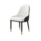 Glam Faux Leather Dining Chairs Metal Armless Dining Chair for Home Use Clearhalo 'Dining Chairs' 'Dining Tables & Seating' 'dining_chair' 'furn' 'furn_dining_chair' 'Furniture' 'furniture_dining_chair' 'Kitchen & Dining Furniture' 4901408