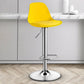 Contemporary Plastic Home Counter Stool Matte Finish Footrest Barstool Yellow Silver 1 Piece Clearhalo 'Bar Furniture' 'Bar Stools' 'bar_stools' 'furn' 'furn_bar_stools' 'Furniture' 'furniture_bar_stools' 'Kitchen & Dining Furniture' 4901481