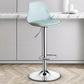 Contemporary Plastic Home Counter Stool Matte Finish Footrest Barstool Green Silver 1 Piece Clearhalo 'Bar Furniture' 'Bar Stools' 'bar_stools' 'furn' 'furn_bar_stools' 'Furniture' 'furniture_bar_stools' 'Kitchen & Dining Furniture' 4901487