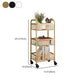 Glam Style Standard Bookcase Metal Closed Back Bookshelf with Wheels Clearhalo 'Bookcases' 'furn' 'furn_bookcases' 'Furniture' 'furniture_bookcases' 'Office Furniture' 4901540