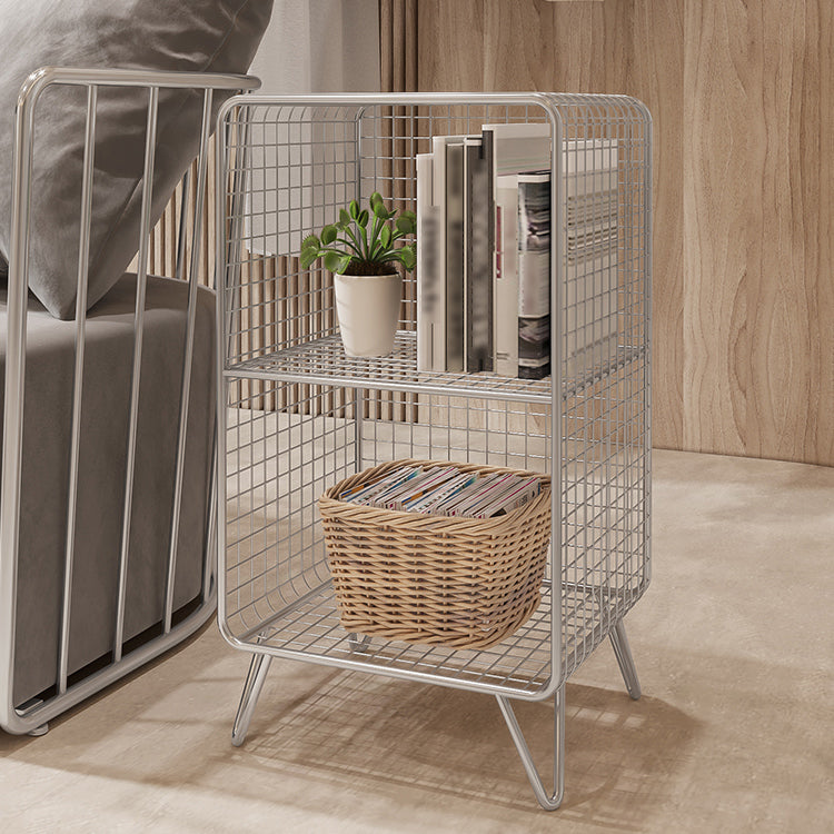 Glam Style Metal Bookshelf Standard Closed Back Shelf Bookcase for Home Clearhalo 'Bookcases' 'furn' 'furn_bookcases' 'Furniture' 'furniture_bookcases' 'Office Furniture' 4901541