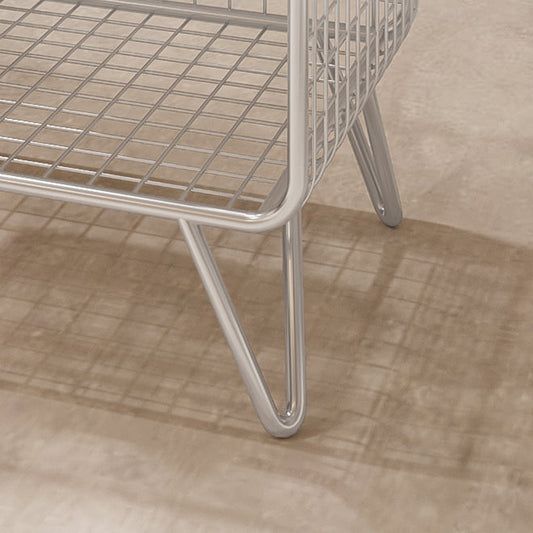 Glam Style Metal Bookshelf Standard Closed Back Shelf Bookcase for Home Clearhalo 'Bookcases' 'furn' 'furn_bookcases' 'Furniture' 'furniture_bookcases' 'Office Furniture' 4901553