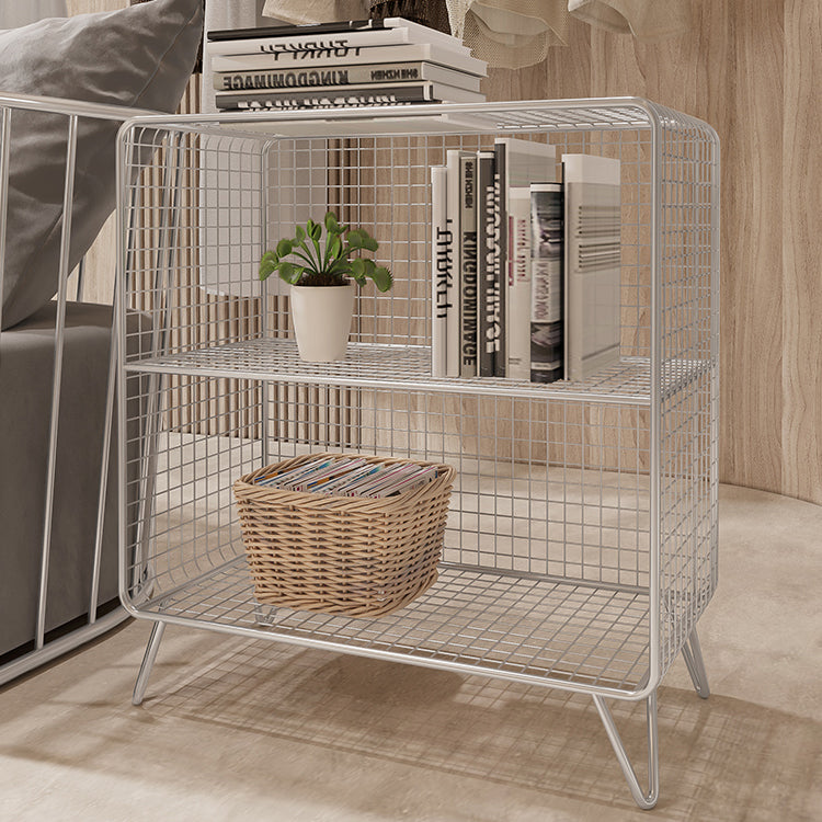 Glam Style Metal Bookshelf Standard Closed Back Shelf Bookcase for Home Clearhalo 'Bookcases' 'furn' 'furn_bookcases' 'Furniture' 'furniture_bookcases' 'Office Furniture' 4901554