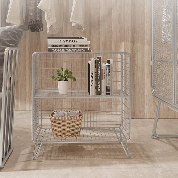 Glam Style Metal Bookshelf Standard Closed Back Shelf Bookcase for Home Clearhalo 'Bookcases' 'furn' 'furn_bookcases' 'Furniture' 'furniture_bookcases' 'Office Furniture' 4901555