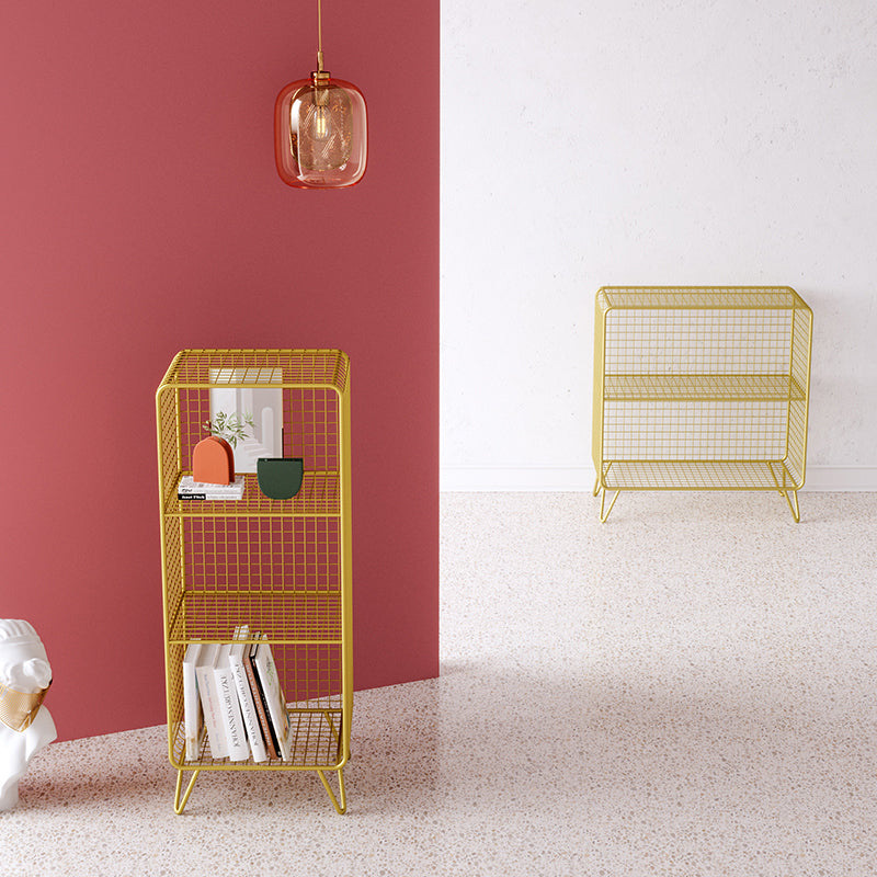 Glam Style Bookshelf Metal Standard Shelf Bookcase for Home Use Clearhalo 'Bookcases' 'furn' 'furn_bookcases' 'Furniture' 'furniture_bookcases' 'Office Furniture' 4901646