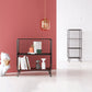 Glam Style Bookshelf Metal Standard Shelf Bookcase for Home Use Clearhalo 'Bookcases' 'furn' 'furn_bookcases' 'Furniture' 'furniture_bookcases' 'Office Furniture' 4901648
