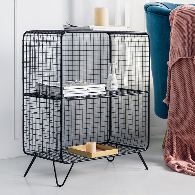 Glam Style Bookshelf Metal Standard Shelf Bookcase for Home Use Clearhalo 'Bookcases' 'furn' 'furn_bookcases' 'Furniture' 'furniture_bookcases' 'Office Furniture' 4901649