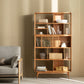Scandinavian Standard Bookcase Wooden Open Back Bookshelf for Home Office Clearhalo 'Bookcases' 'furn' 'furn_bookcases' 'Furniture' 'furniture_bookcases' 'Office Furniture' 4901655