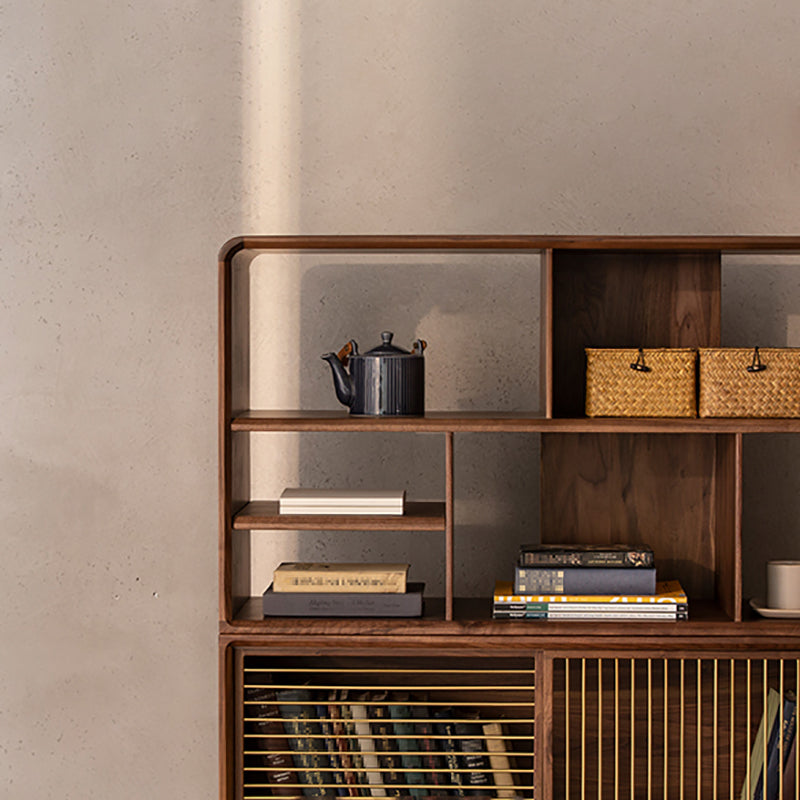 Scandinavian Standard Bookcase Wooden Open Back Bookshelf for Home Office Clearhalo 'Bookcases' 'furn' 'furn_bookcases' 'Furniture' 'furniture_bookcases' 'Office Furniture' 4901665