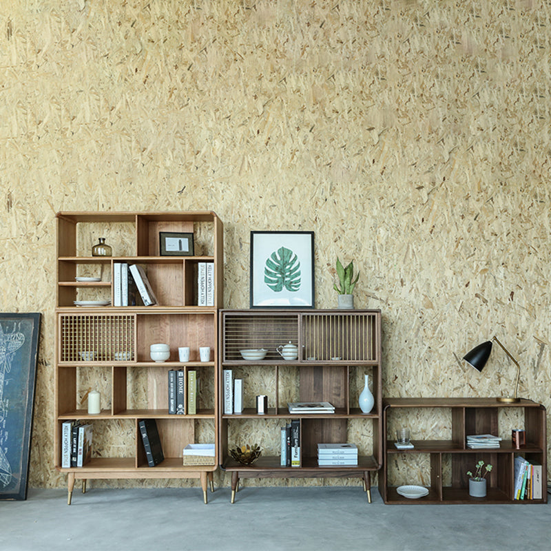 Scandinavian Standard Bookcase Wooden Open Back Bookshelf for Home Office Clearhalo 'Bookcases' 'furn' 'furn_bookcases' 'Furniture' 'furniture_bookcases' 'Office Furniture' 4901666