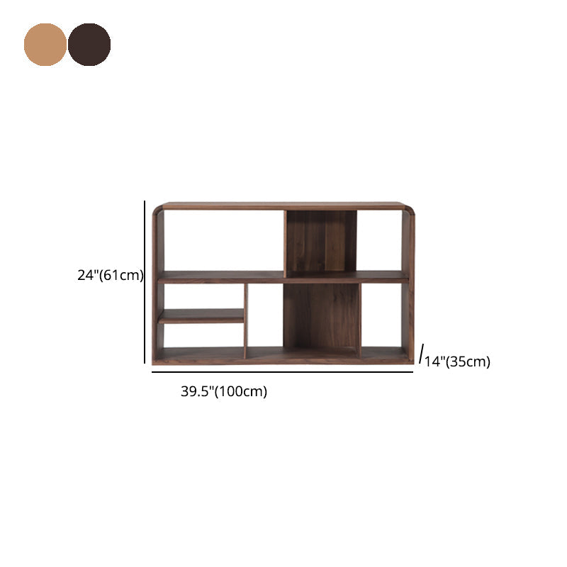 Scandinavian Standard Bookcase Wooden Open Back Bookshelf for Home Office Clearhalo 'Bookcases' 'furn' 'furn_bookcases' 'Furniture' 'furniture_bookcases' 'Office Furniture' 4901671