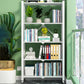 Industrial Folding Steel Etagere Bookshelf Open Bookshelf with Caster Wheels Clearhalo 'Bookcases' 'furn' 'furn_bookcases' 'Furniture' 'furniture_bookcases' 'Office Furniture' 4901698