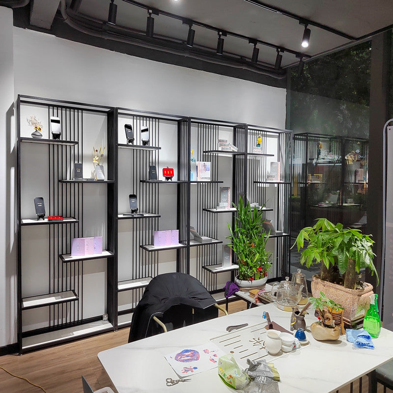 Industrial Style Bookcase Open Back Bookshelf for Home Office Clearhalo 'Bookcases' 'furn' 'furn_bookcases' 'Furniture' 'furniture_bookcases' 'Office Furniture' 4901718